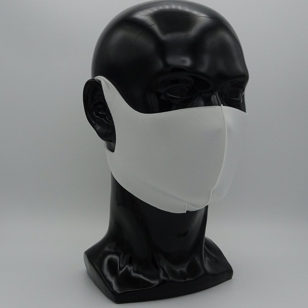 5 PCS Washable Reusable Face Mask - White